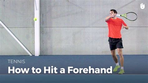 How To Hit A Forehand Tennis Youtube