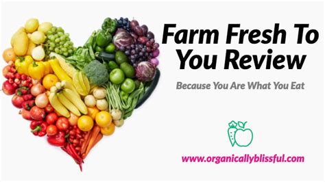 Farm Fresh To You Review Insider Perspective Organically Blissful