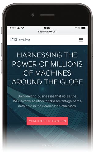 Responsive Web Design Launched For Ims Evolve