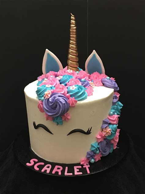 Unicorn Birthday Party Cakes For Girls - Wiki Cakes