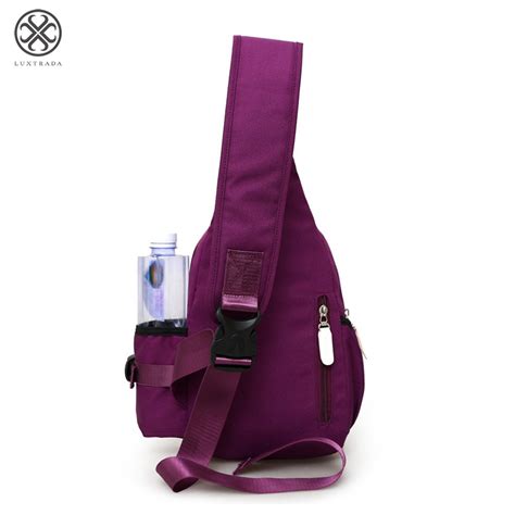 Luxtrada Womens Mens Nylon Sling Bag Backpack Crossbody Shoulder Chest