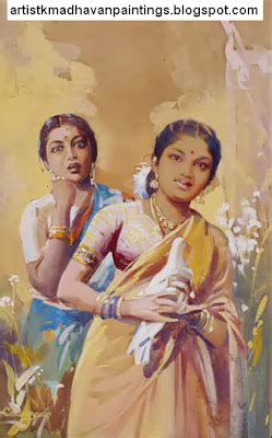 Oviyar K MADHAVAN 1906 1977 One Of The Great Indian Artists And