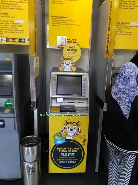 Effective 1 october 2019, credit card and loan repayments made using cash and cheques at maybank will be charged a fee. Maybank Cash Deposit Machine Terima RM1 & RM5 | AzlanYussof