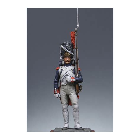 Métal Modeles Grenadier à Pied De La Garde 1809 54mm Maquettes Et
