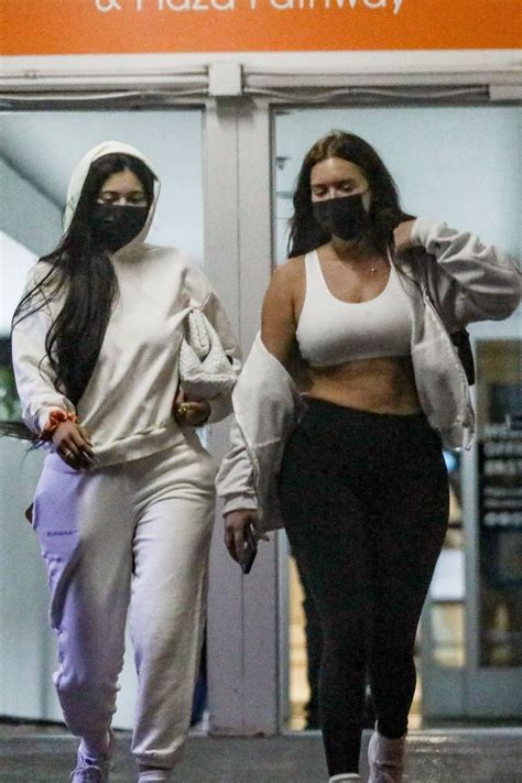 Kylie Jenner And Anastasia Karanikolaou Leaves A Skincare Clinic In