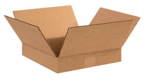 12 X 9 X 2 Flat Corrugated Cardboard Shipping Boxes 25bundle