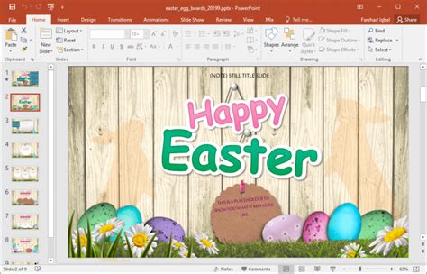 Animated Easter Powerpoint Template