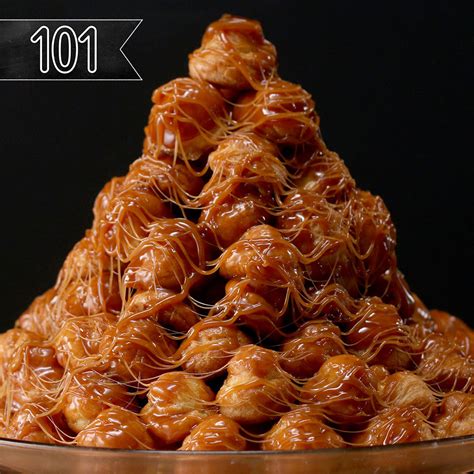How To Make A Croquembouche Cream Puff Tower Recipe By Maklano