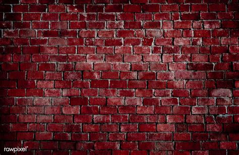 Red Textured Brick Wall Background Free Image By Brick