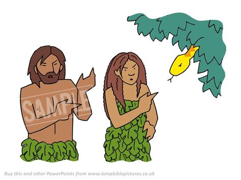 Adam Blames Eve Eve Blames The Serpent Lamp Bible Pictures