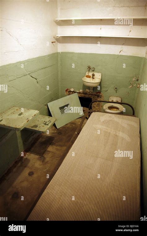 Prison Cells In Alcatraz Island Prison In San Francisco California