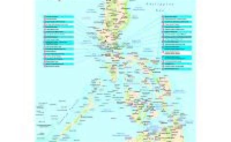 Large Detailed Philippine Medical Tourism Program Map With Other Marks