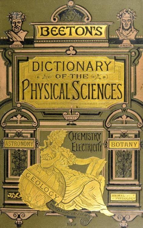 Decorative Front Cover Of ‘beetons Illustrated Dictionary Of