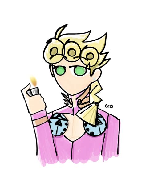 Fanart Giorno With His Flower Rstardustcrusaders