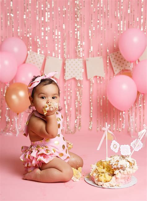 Fancy Dress Clothes Baby Girls 1st Birthday Cake Smash Photo Shoot