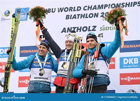Biathlon Ibu World Cup Biathlon 2020 Male Mass Start Editorial Stock