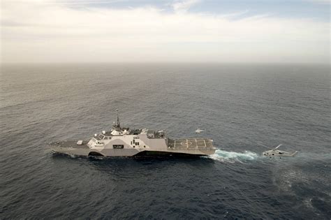 uss freedom lcs 1 completes rough water trials