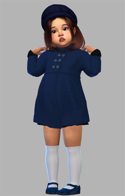 Sims4xs “ Toddler Lookbook Coatearly Short Sweater Sims4nexus