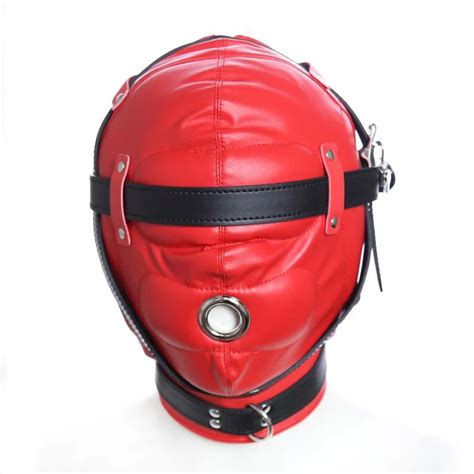 New Bondage Restraint Sensory Deprivation Hood Mask With Blindfold Muzzleadult Sex Toys For