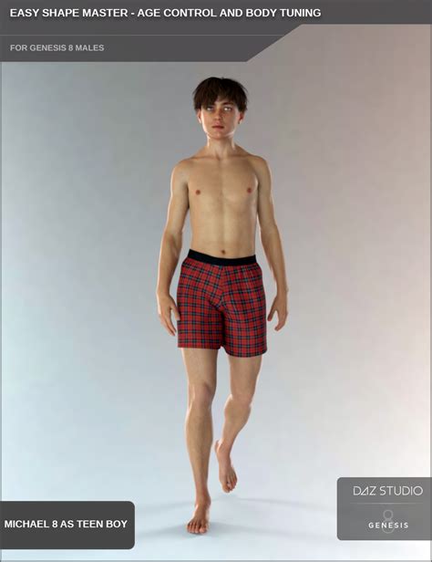 Easy Shape Master Age Control And Body Tuning For Genesis 8 Male Daz 3d