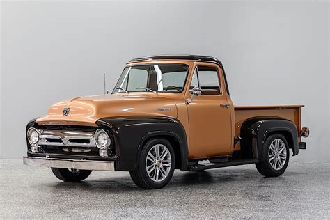 1954 Ford F 100 Is A 370 Hp Speck Of Pickup Truck Cool In Bronze And