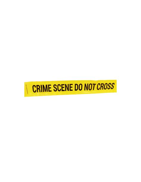 Bande police américaine "Crime Scene Do Not Cross" (au mètre) png image