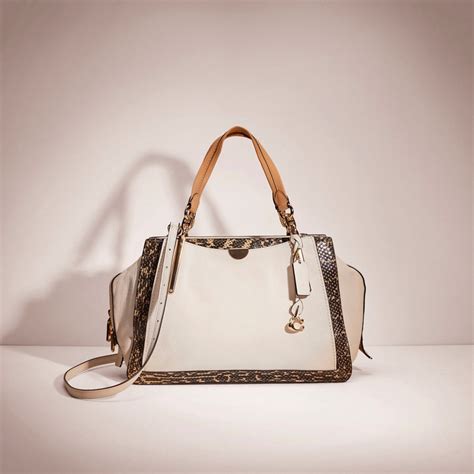 Restored Dreamer 36 In Colorblock With Snakeskin Detail Coach®