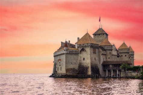 Chillon Castle In Veytaux Switzerland The Best Designs And Art From
