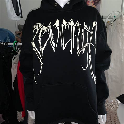 revenge revenge bones hoodie grailed