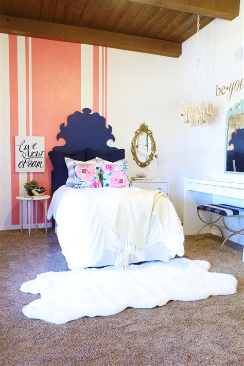 Colorful And Eclectic Teenage Bedroom Makeover Classy Clutter
