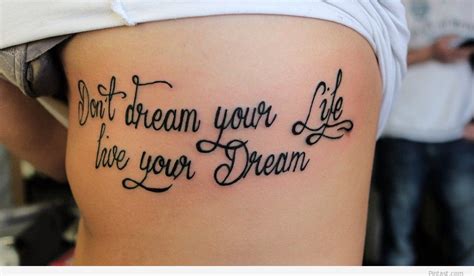 Follow Your Dreams Quotes Tattoos Quotesgram