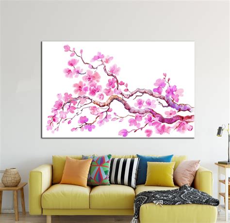 Sakura Blossom Canvas Print Canvas Art Cherry Blossom Print Wall Art