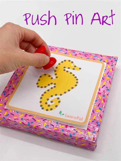 Kids Love To Use Push Pins This Activity Is Great For Developing An