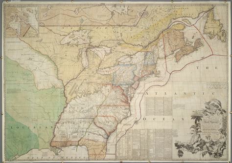 A Map Of The British Colonies In North America Norman B Leventhal