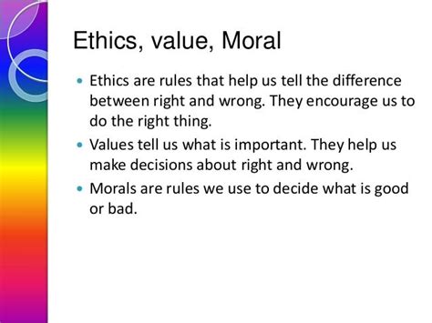 Difference Between Morals And Values