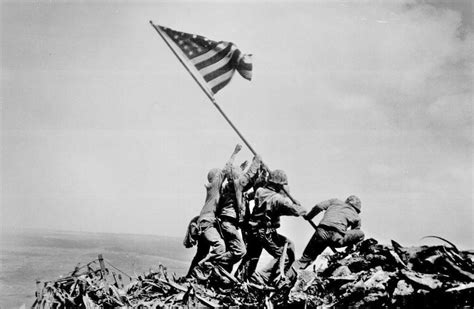 The Second Flag Raising At Iwo Jima During Wwii Was Not Staged