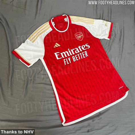 Leaked New Pictures Of Arsenal 202324 Home And Third Kits