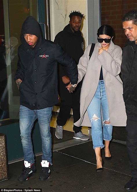 Kylie Jenner Is A Replica Of Kim Kardashian While With Tyga In New York