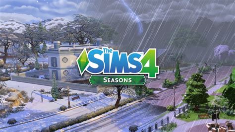 The Sims 4 Seasons Rain Thunderstorm Snow And Blizzard Season
