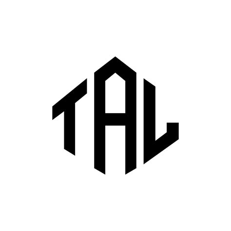Diseño De Logotipo De Letra Tal Con Forma De Polígono Diseño De