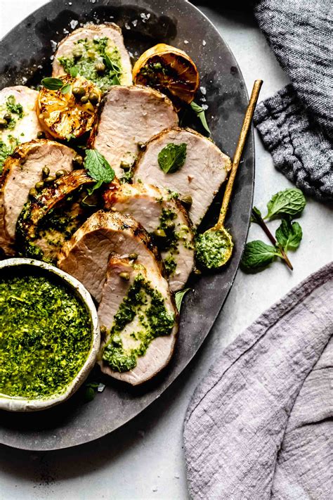 It's no fuss, partners well with fruit (especially apples), onions, or mustard, loves spice rubs, and even the fanciest preparations cook up quickly. Grilled Pork Tenderloin with Chimichurri | Platings + Pairings