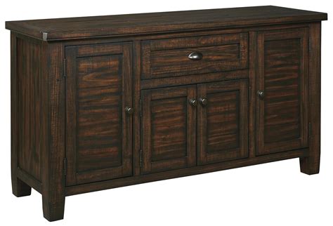 Signature Design By Ashley Trudell Solid Wood Pine Dining Room Server