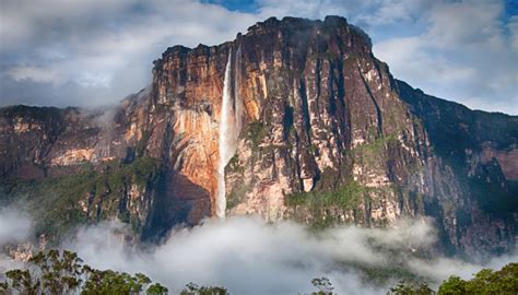 Look Down From The Worlds Tallest Waterfall Angel Falls
