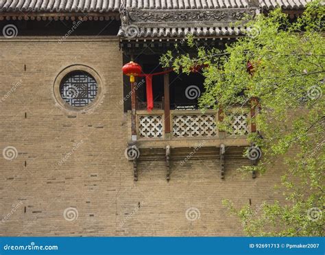 Chinese Style Window And Balcony Design Stock Image Image Of China