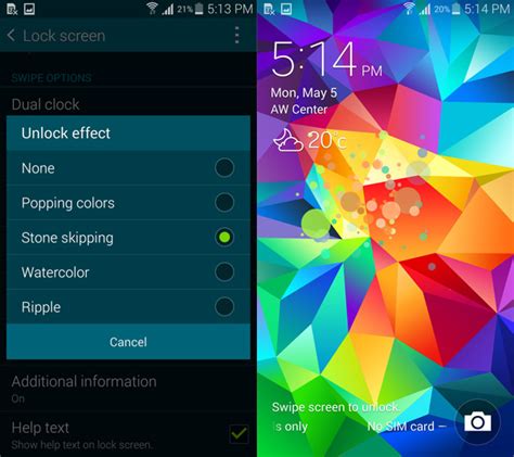 How To Customize Lock Screen On Galaxy S5 Aw Center