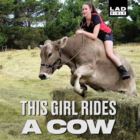 This Girl Rides A Cow When Daddy Cant Buy You A Horse 🐮 By