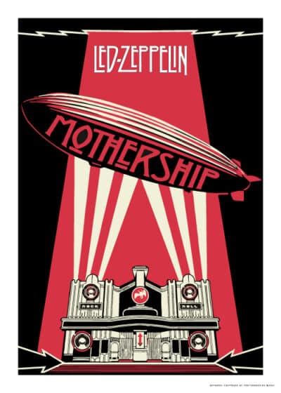 Led Zeppelin Mothership Album Cover Køb Plakater Og Posters Online
