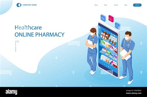 Online pharmacy and medicine with a medical app. Buying medicines