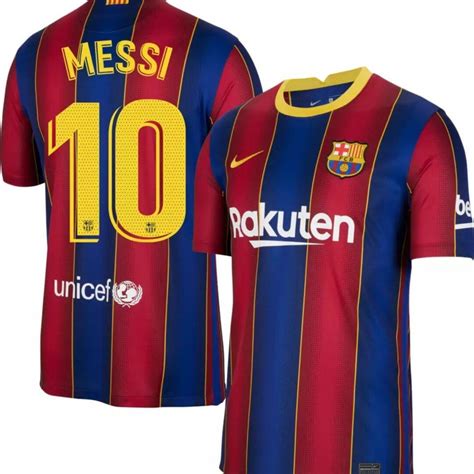 Lionel Messi Barcelona Nike 201819 Home Authentic Vapor Match Player