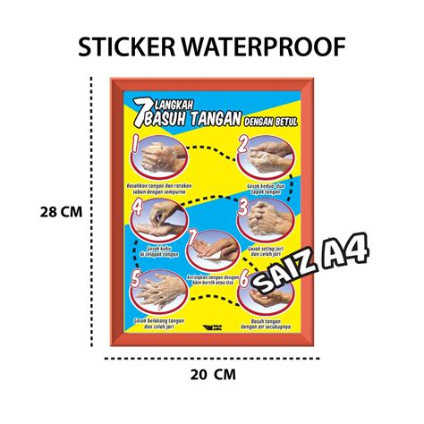 So please help us by uploading 1 new document or like us to download STICKER CARA CUCI TANGAN/ 7 LANGKAH CUCI TANGAN | Shopee ...